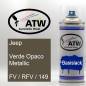 Preview: Jeep, Verde Opaco Metallic, FV / RFV / 149: 400ml Sprühdose, von ATW Autoteile West.